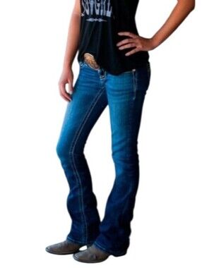 Cowgirl Tuff Low-Rise Bootcut Jeans